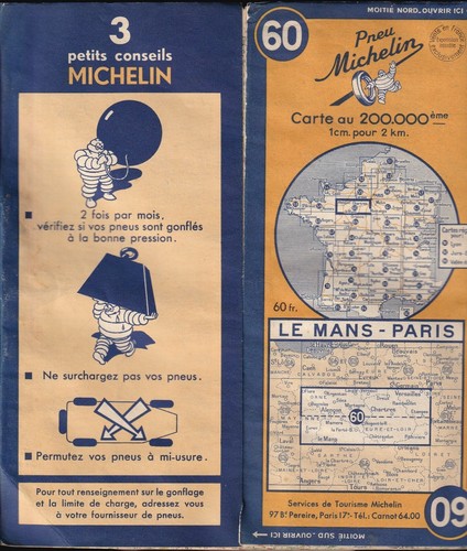 Carte michelin le - michelin, n°60