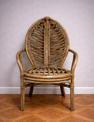 Important fauteuil vintage - vintage, en
