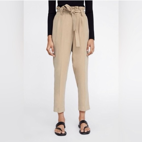 Zara paper bag elastic - paper, tie