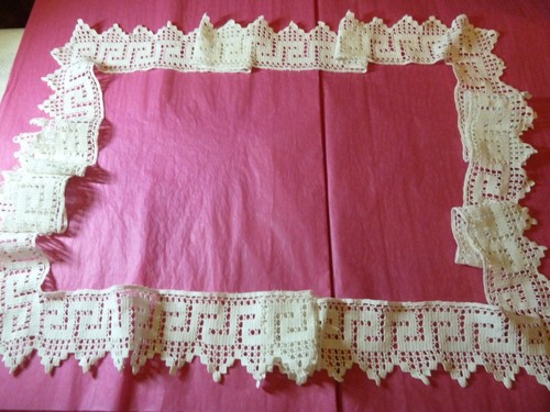 Dentelle ancienne jamais - ancienne,