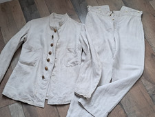 Une veste pantalon militaire Infanterie de corvée / ww1 / 1914-1918 / militaria.