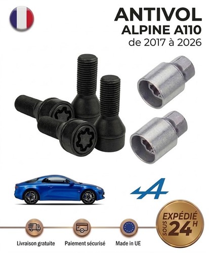 Antivols roues noir haute - roues,