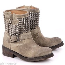 ASH Bottines TITAN Cuir daim/Clay 36 TBE