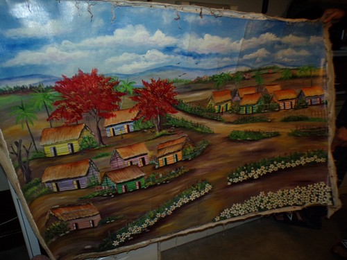 Peinture sur toile - , de