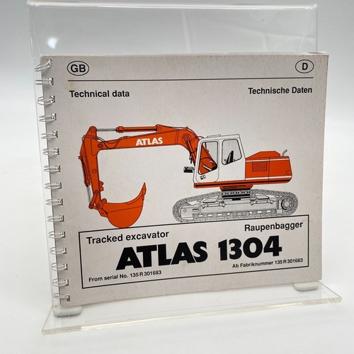 Atlas pelle sur chenilles - chenilles, /
