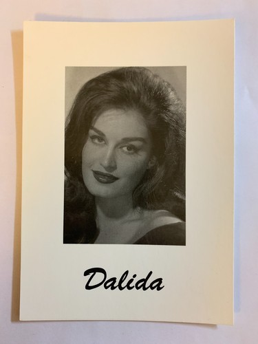 Carte postale dalida - postale,
