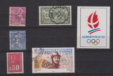 TIMBRES FRANCE OBL ET PERFORE -  OBLITERATION A VOIR