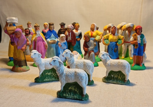 Anciens santons devineau - santons,