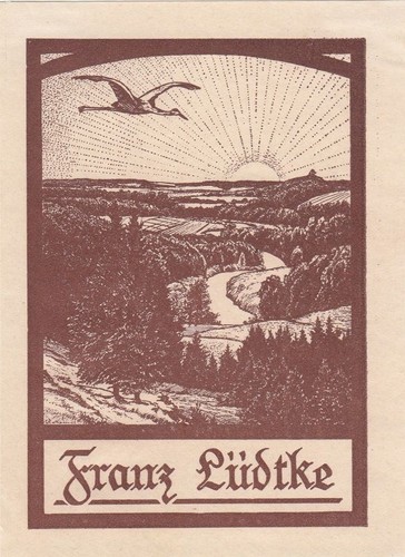 Exlibris livre plaque klischee - exlibris,