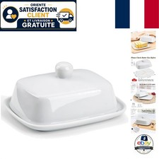 Beurrier Compact en Porcelaine