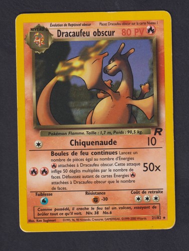 Pokémon dracaufeu obscur - -,