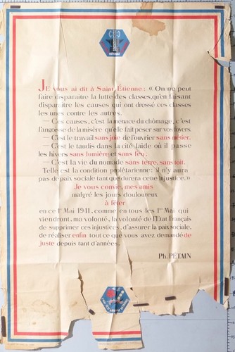 Affiche ancienne propagande - ancienne,