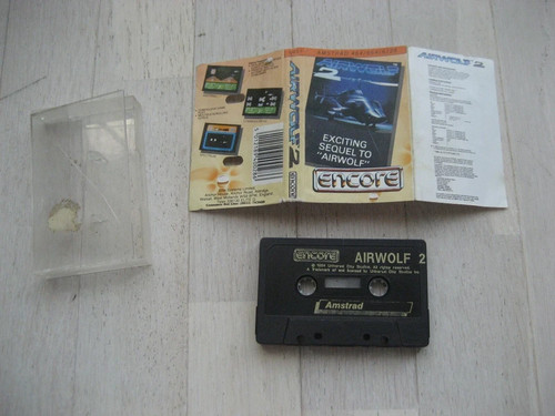 Amstrad jeu airwolf - amstrad, k7