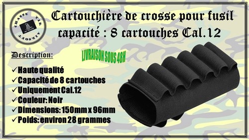 Cartouchière crosse pour - de,