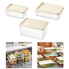 Bacs de rangement pour réfrigérateur, support d'étagère pour collations,