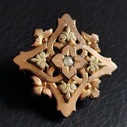 Superbe broche art - , nouveau