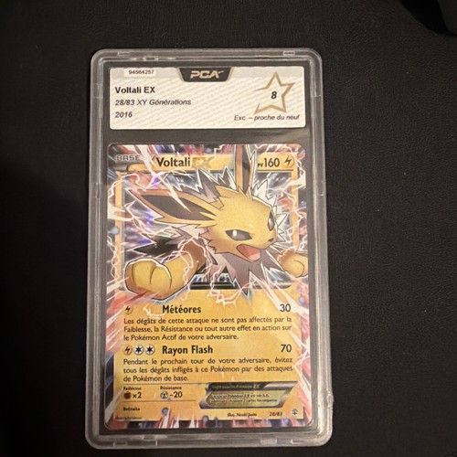 Carte pokémon voltali - carte, ex