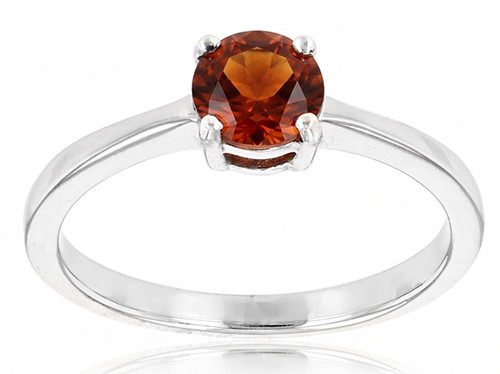 Bague avec pierre hessonite - bague,