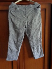 pantalon christine LAURE gris taille 42 neuf gaufré