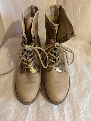 Bocage boots beige dorée - et,
