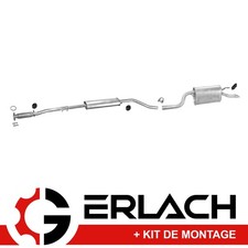 Echappement silencieux pour Fiat Punto 1.2 447