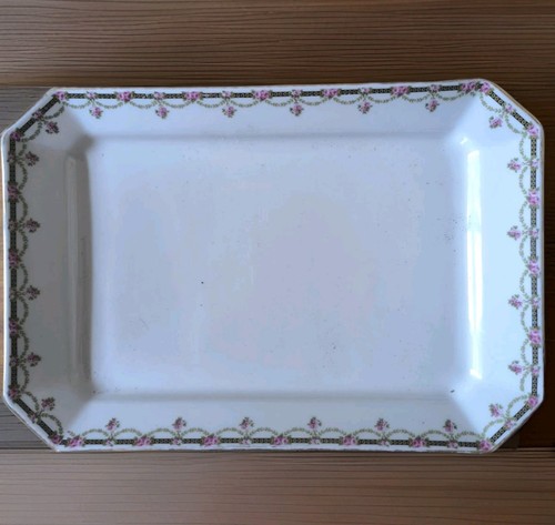 Plat rectangulaire porcelaine