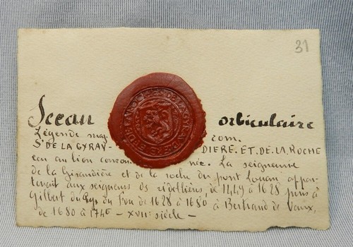Sceau famille de - famille, la