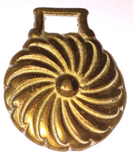 Horse Brass Médaillon Vintage Anglais calèche harnais en laiton d'un cheval