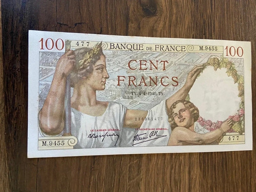 Billet authentique 100 - authentique, de