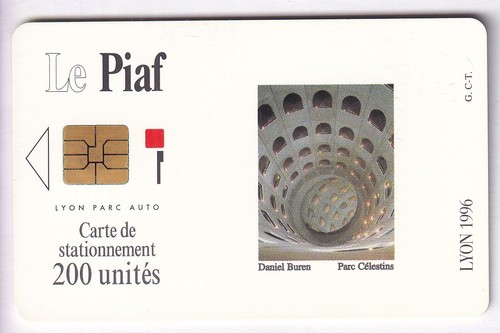 Piaf parking carte - piaf, card