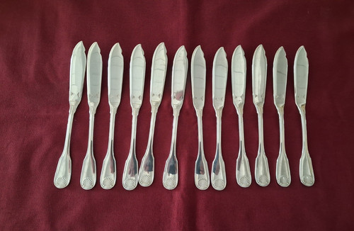 Christofle couteaux à - 12,