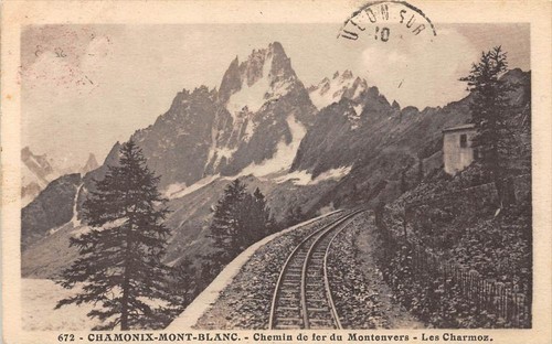 Cpa chamonix blanc - 74,
