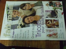 Revue Fait Main pas à pas n° 211 avec patron / Pull de noel Fifi brindacier 