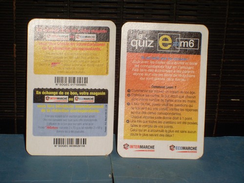 Lot cartes intermarche le - lot,