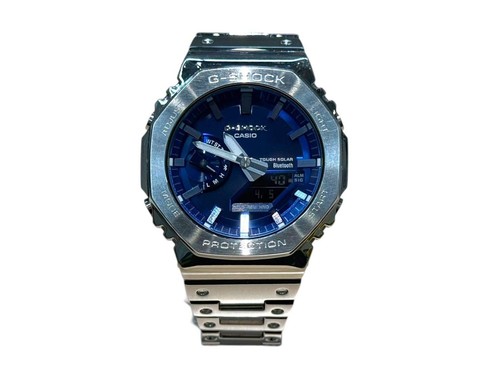 Casio shock bleu plein - g-shock,