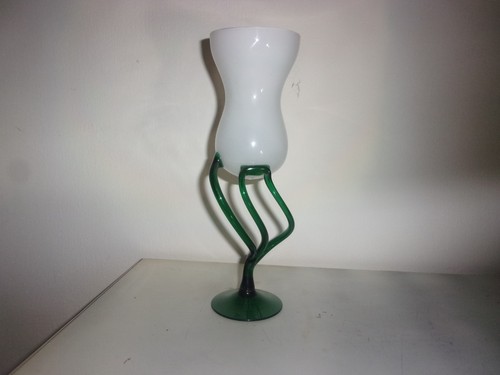 Vase design verre souffle - verre,