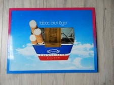 ancienne tôle publicitaire cigarette caporal , tabac   ,no émaillée ,advertising