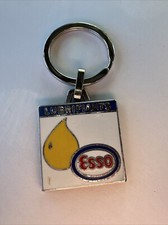 Porte clé ancien ESSO Lubrifiants Goutte Huile