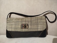 CATHERINE PARRA Sac Pochette Epaule Cuir TBE