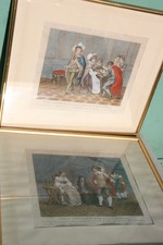 lot de 2 gravures encadrées