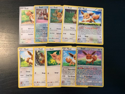Lot cartes pokémon - cartes, evoli