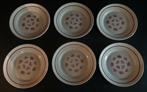 Série six assiettes plates - de,