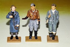 Delprado Collection Lot X3 Soldats de la Seconde Guerre Mondiale Figurine Pilote