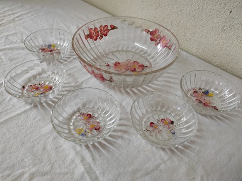Ancien service desserts - service, à