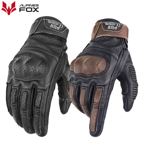 Gants moto cuir - gants, de
