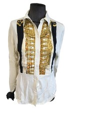 Superbe Et Authentique Tunique Soie Hermès 38 Tbe 