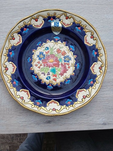 Très belle assiette émaux - très,