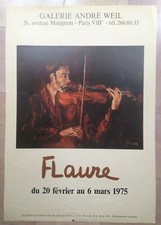 FLAURE 1975 AFFICHE ORIGINALE