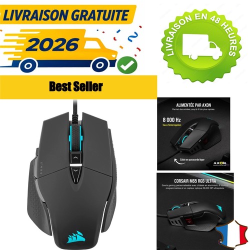 Souris gaming corsair m65 rgb - gaming,
