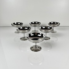Set 6 coupes à glace inox
